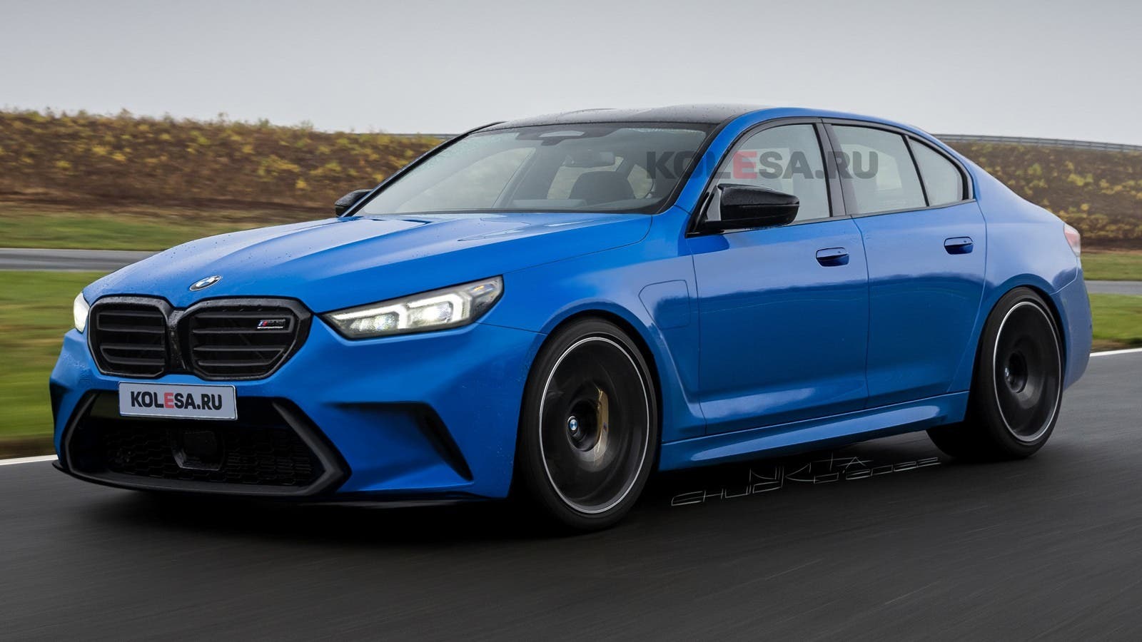 BMW M5 render