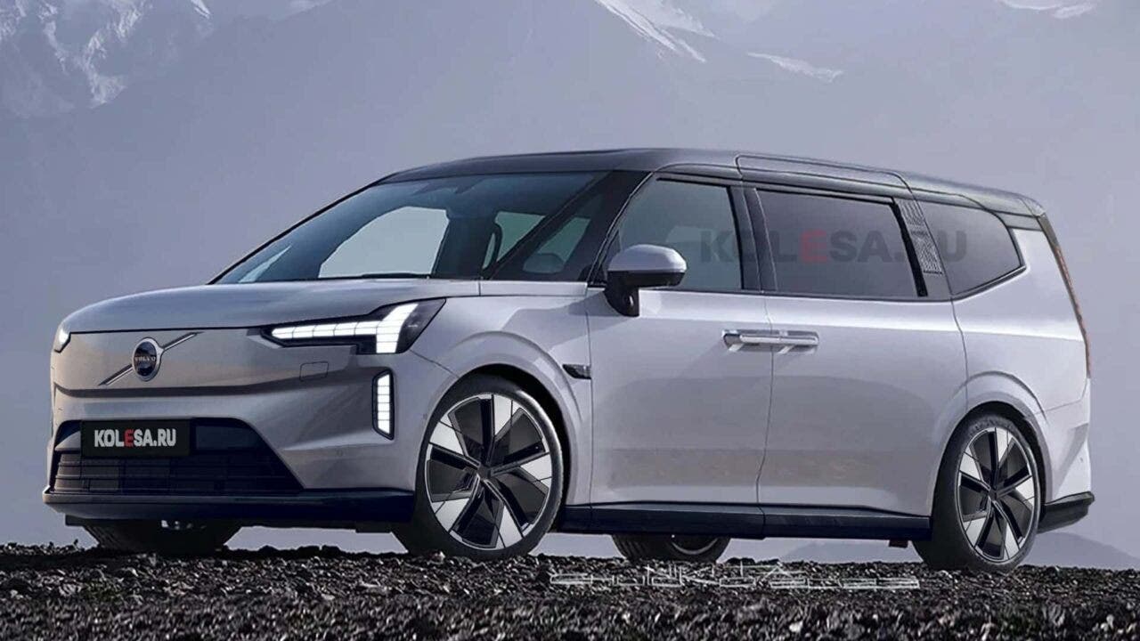 Volvo EM90 render