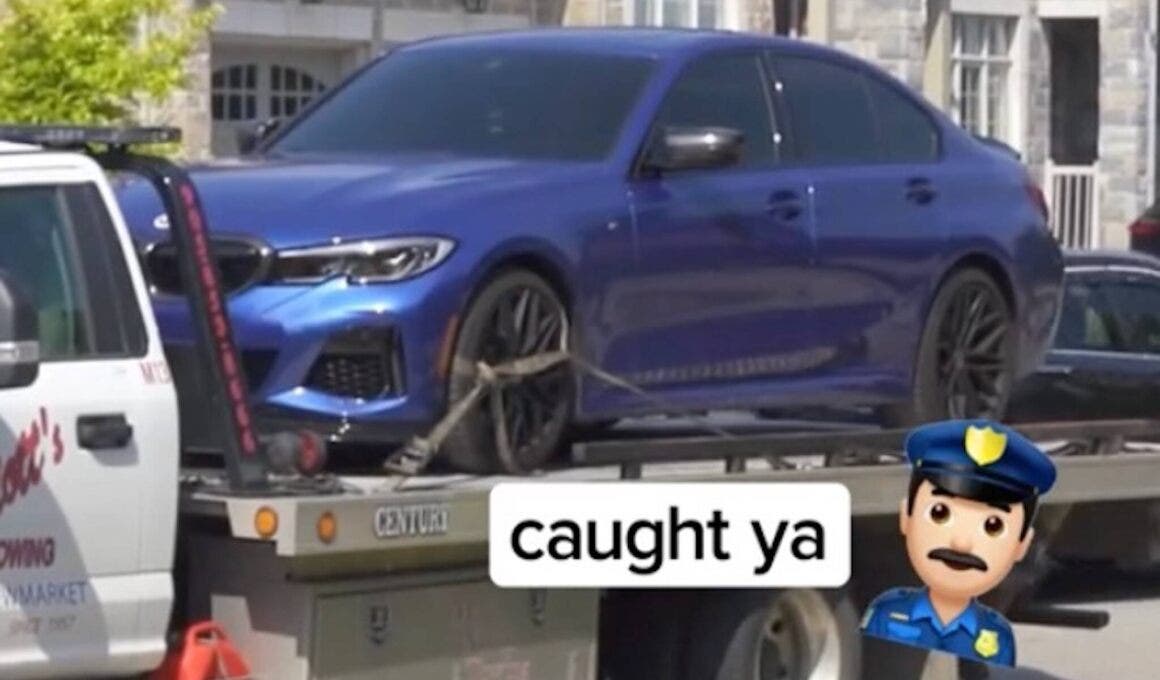Street Racer arrestato in canada toronto bmw 340i