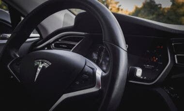 Interni di una vettura Tesla