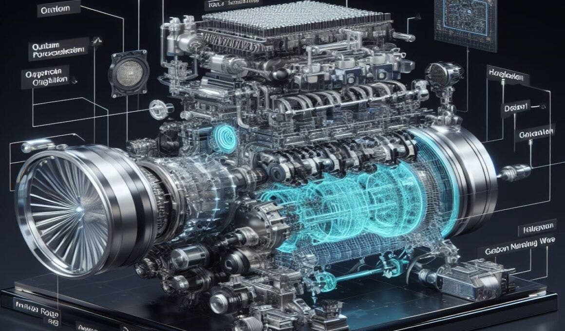 studio motore quantistico auto