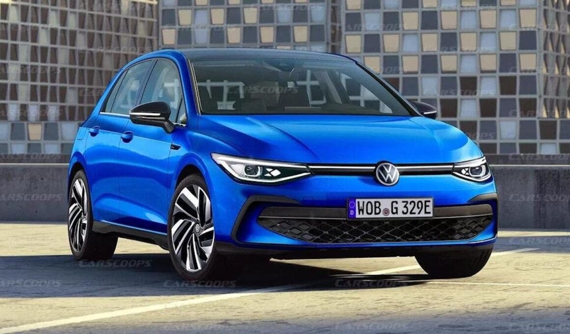 Volkswagen Golf 2024 render