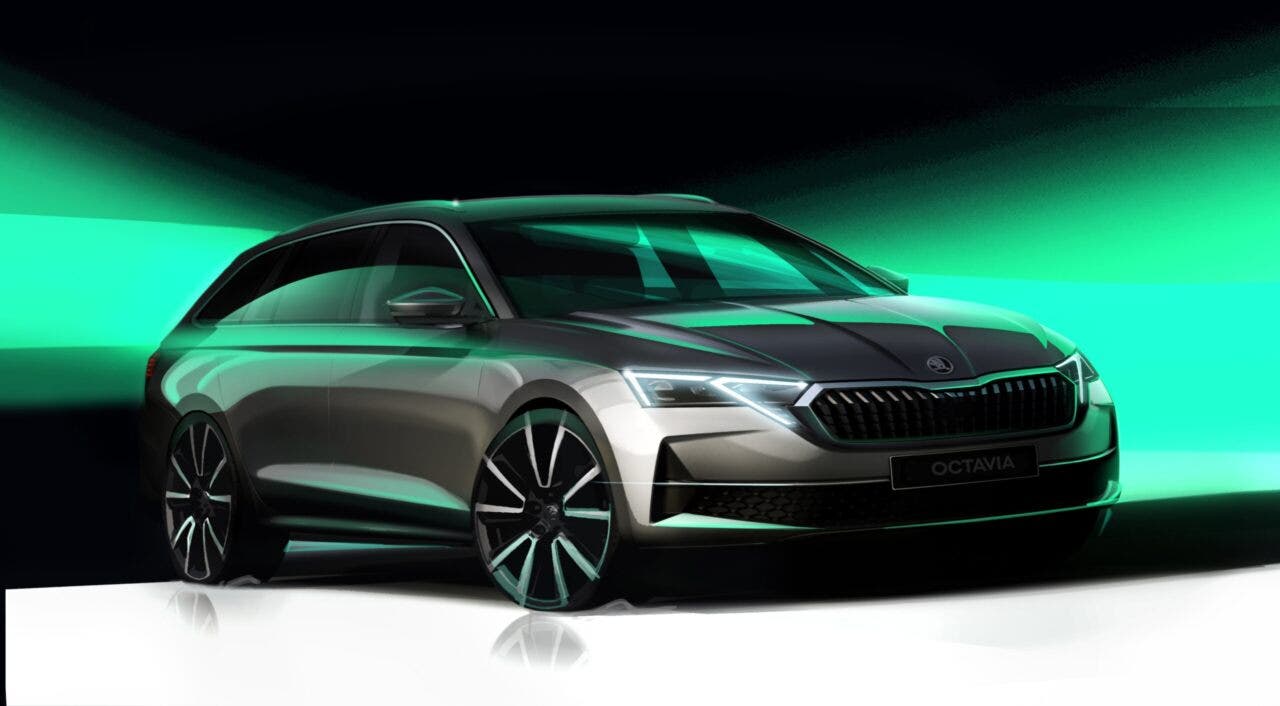 Skoda Octavia 2024 render