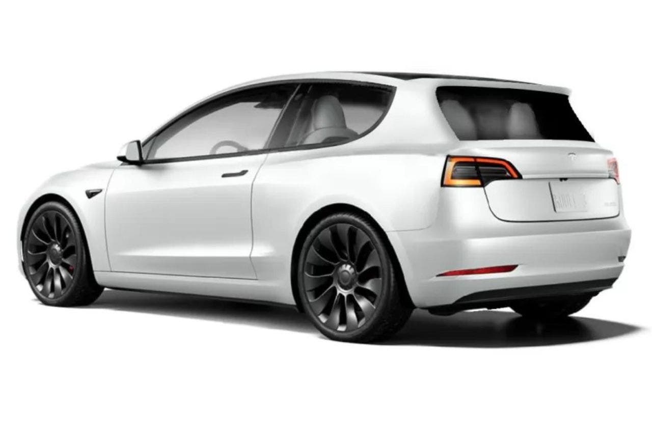 Tesla Model 2 render
