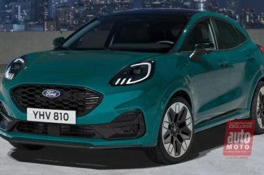 Ford Puma render elettrica