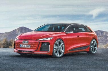 Audi A3 elettrica render 2026