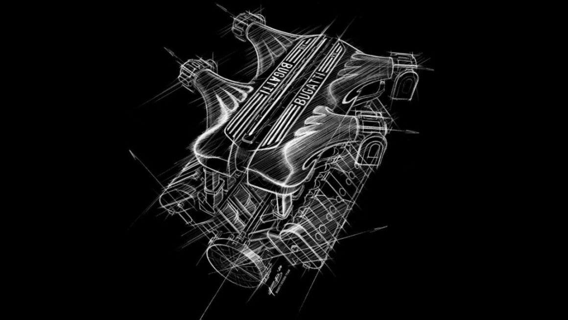 v16 della bugatti tourbillon