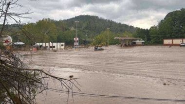 uragano helene a Spruce Pine