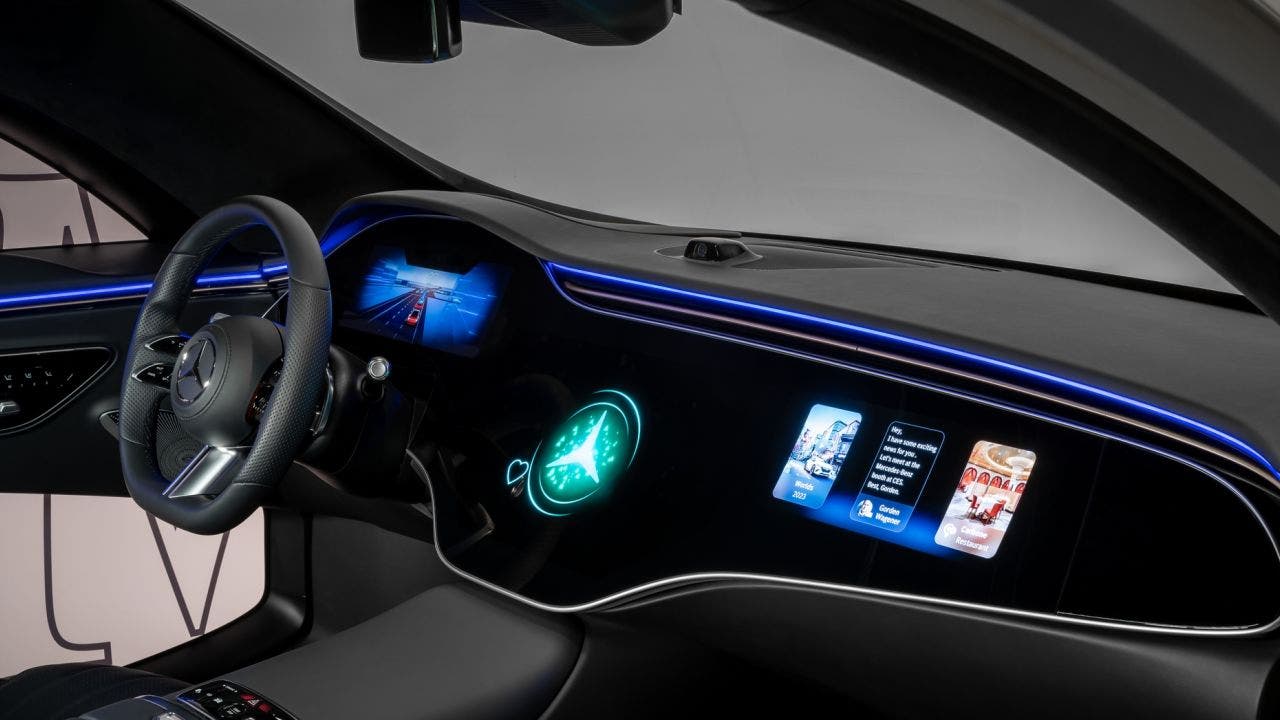 mbux mercedes e google