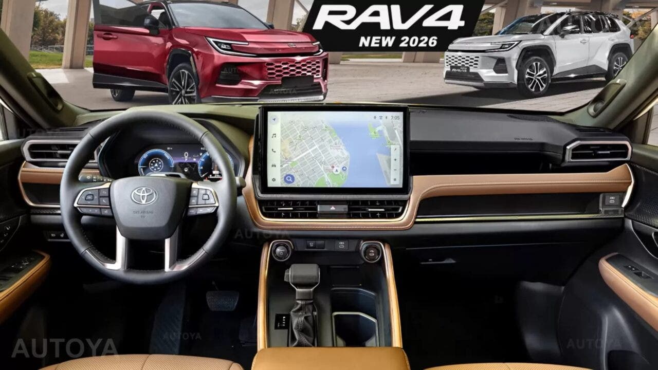 Toyota RAV4: ecco come saranno gli interni del modello 2026