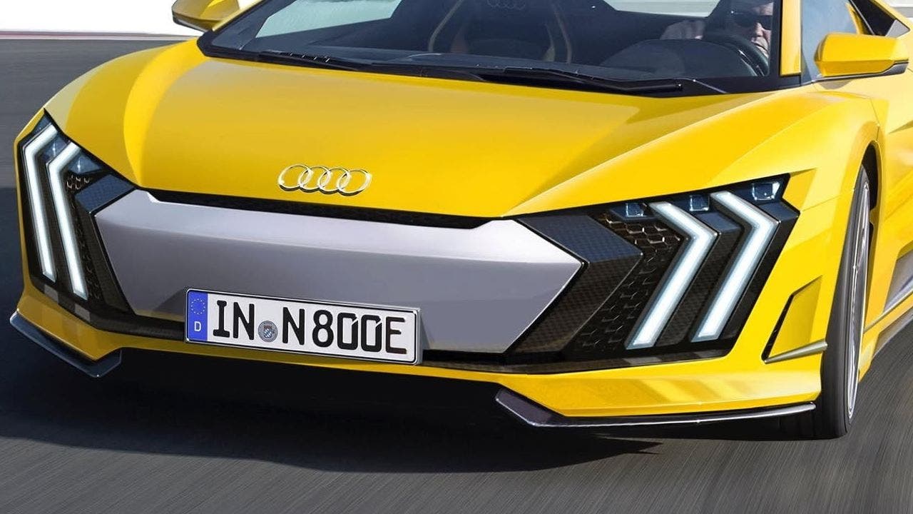 Audi R8 rendering