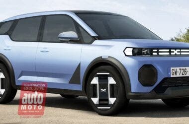 Dacia city car elettrica render