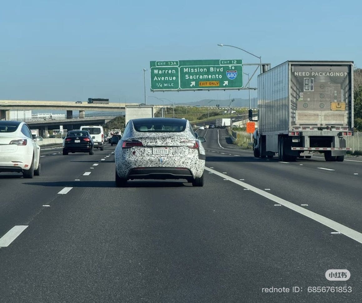 Tesla Model 3 nuovo prototipo