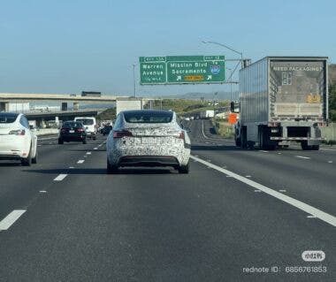 Tesla Model 3 nuovo prototipo