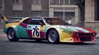BMW M1 art car by Andy Warhol