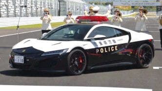 Honda NSX polizia di suzuka