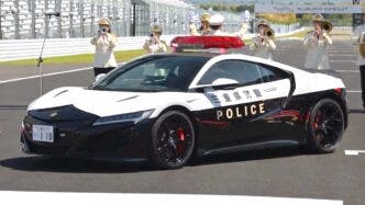 Honda NSX polizia di suzuka
