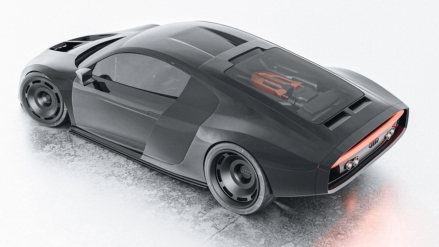Audi R8 rendering Al Yasid