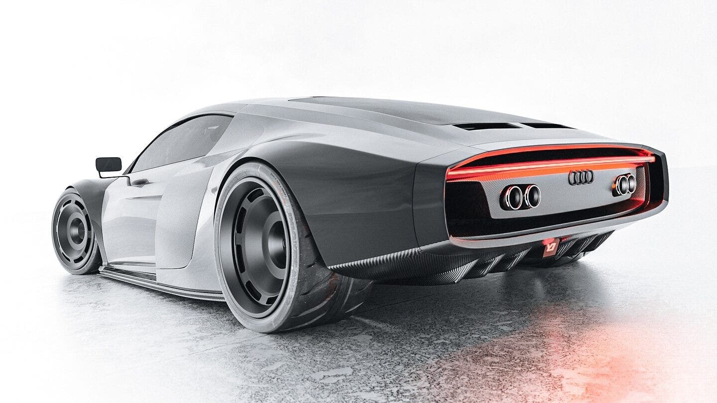 Audi R8 rendering Al Yasid