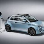 Auto elettrica in ricarica