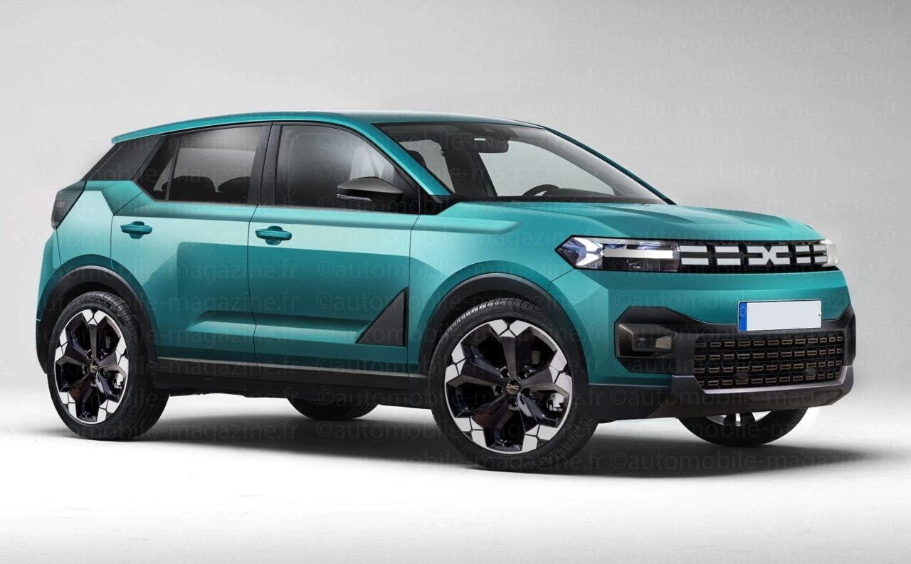 Dacia Spring 2026 render