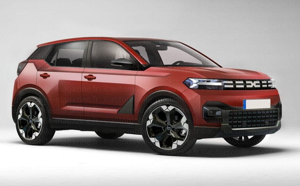 Dacia Spring 2026 render