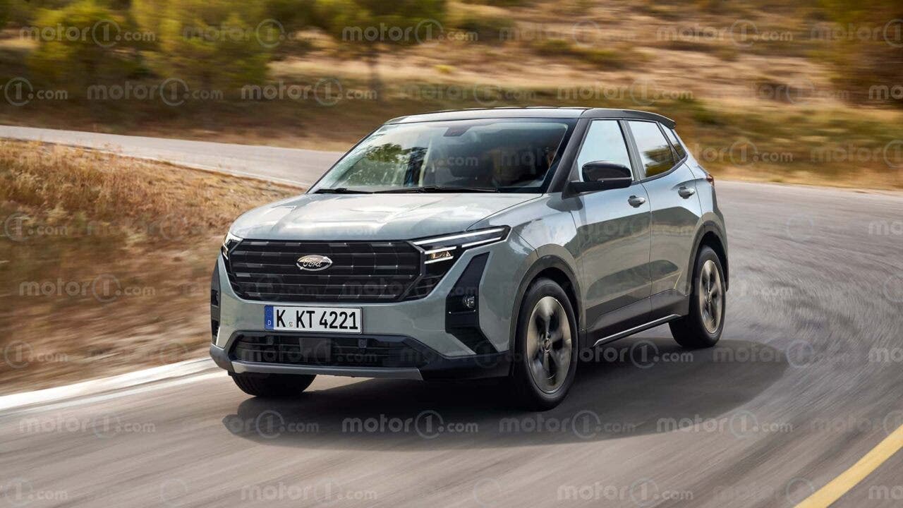 ford compatto rendering Motor1
