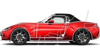 mazda brevetto per roadster elettrica