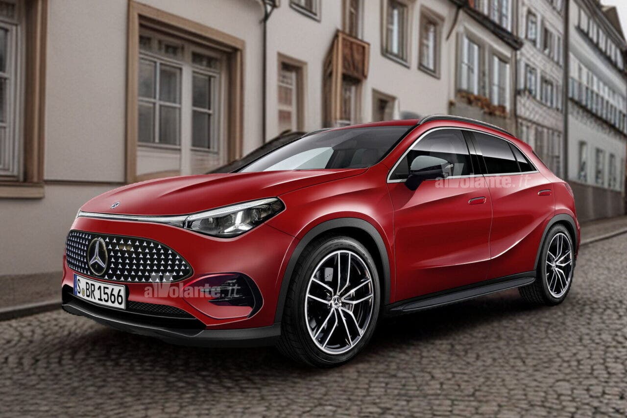 Mercedes GLA rendering