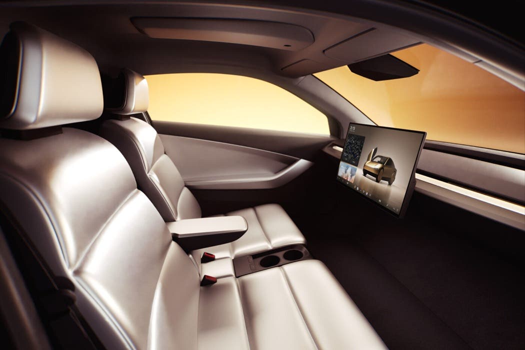 Tesla Cybercab interni