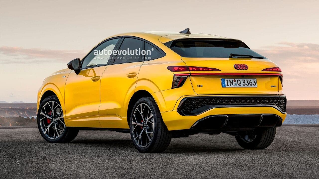 Audi Q3 Sportback 2026 render