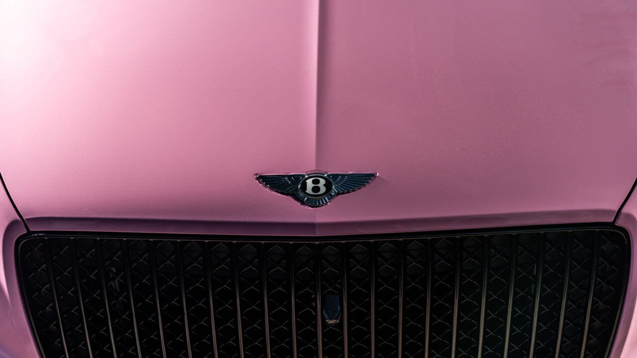 Bentley Bentayga candy pink
