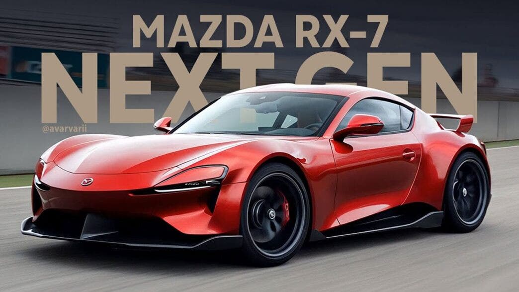 Mazda RX-7 render avarvarii