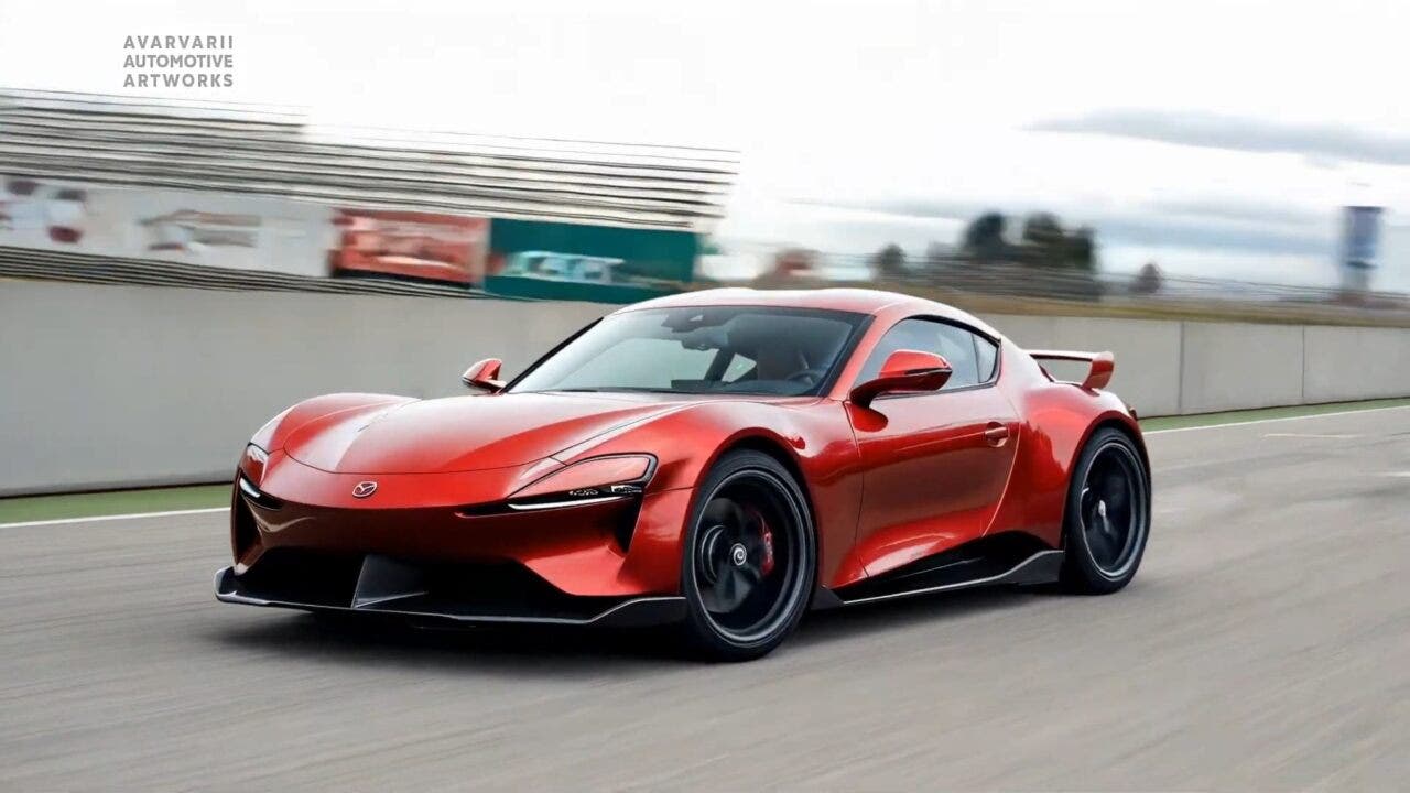 Mazda RX-7 render avarvarii