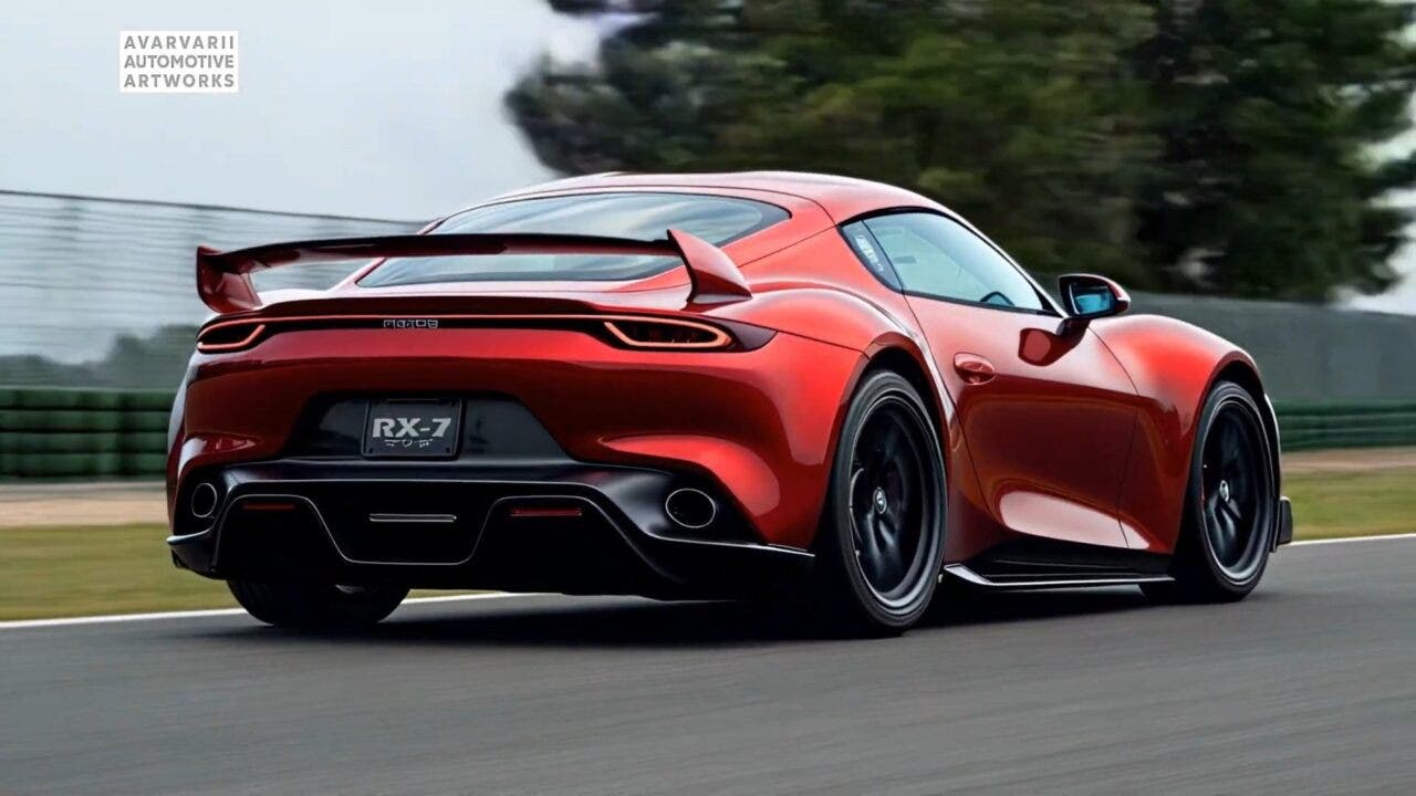 Mazda RX-7 render avarvarii