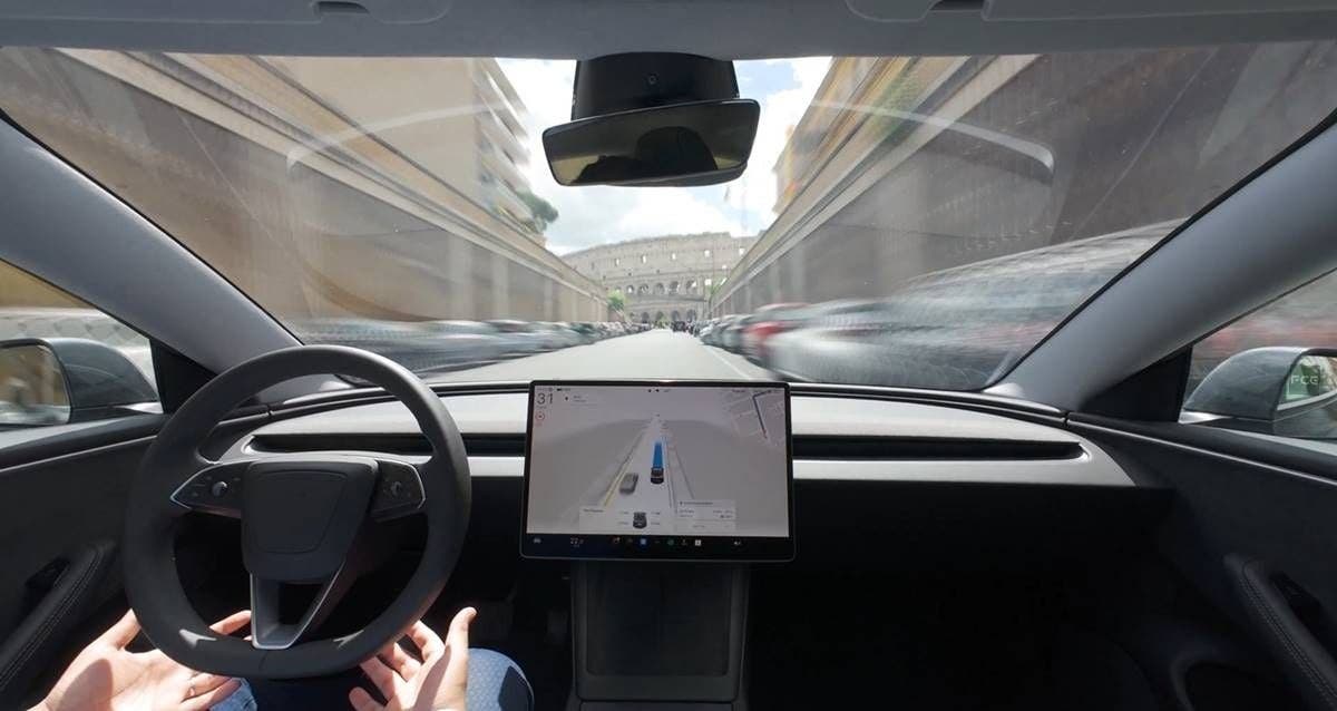 tesla fsd roma