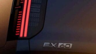 Volvo EX60 teaser