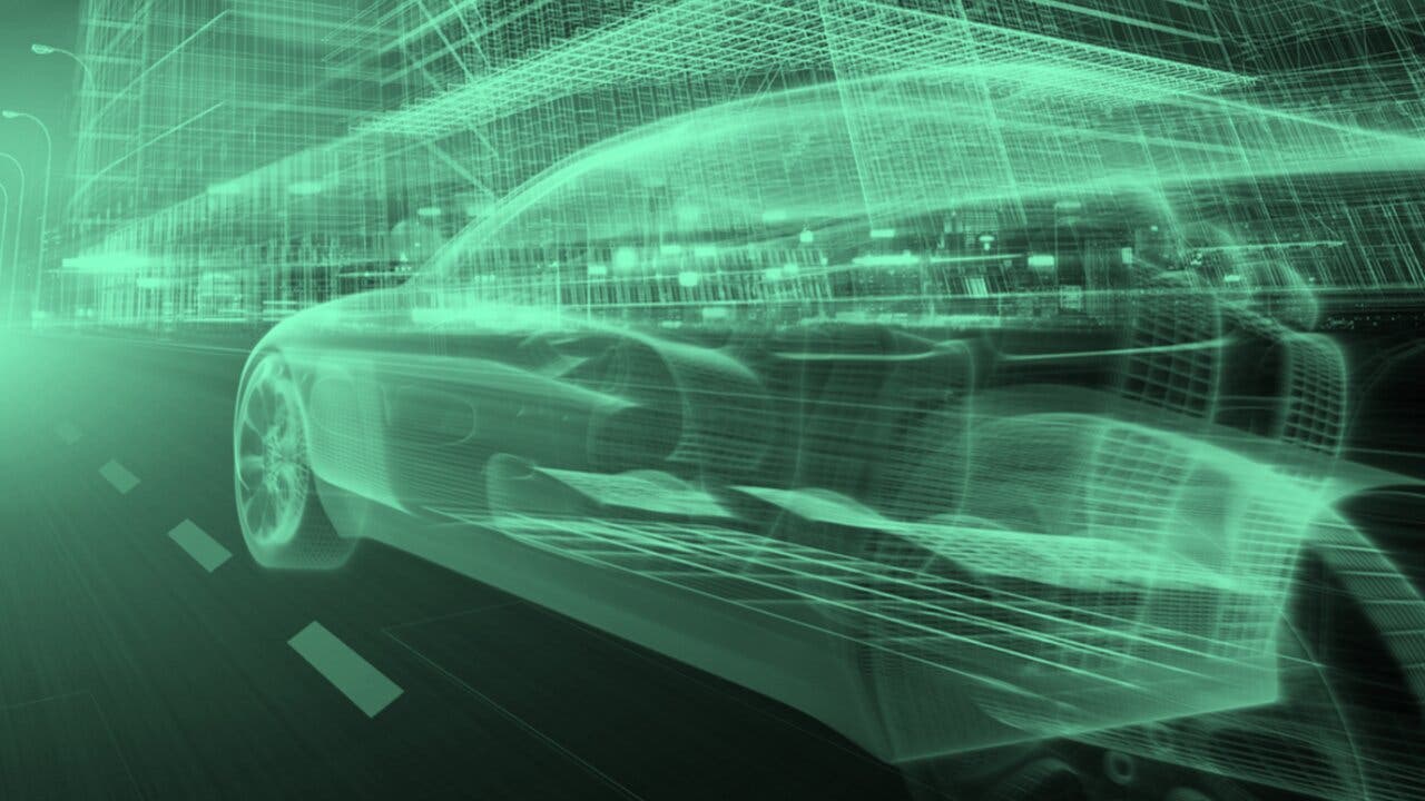 auto elettrica 3d