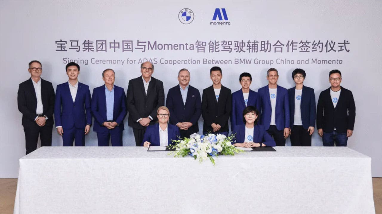 BMW e momenta partnership