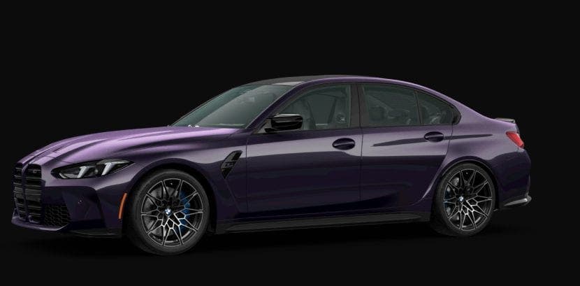 bmw m3 nuovi colori