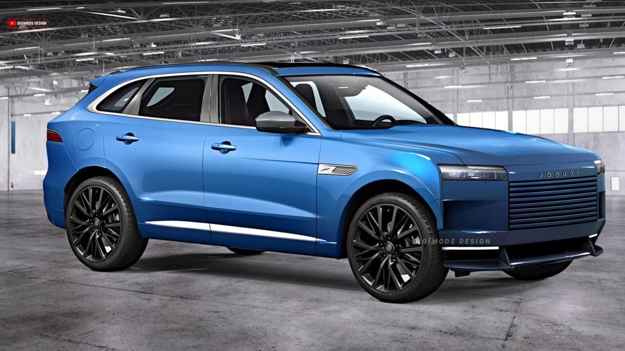 jaguar f-pace rendering