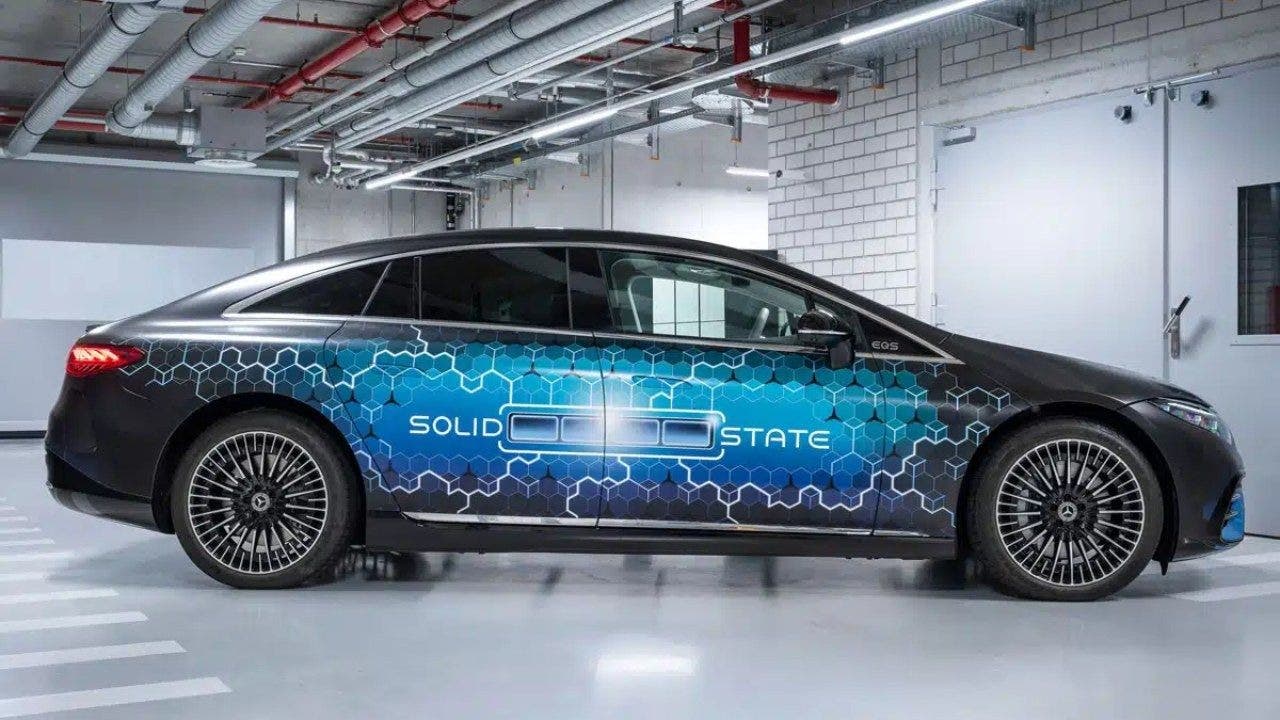Mercedes EQS batteria allo stato solido