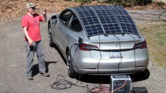 Tesla Model 3 pannelli solari