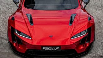 tesla roadster render Vishnu