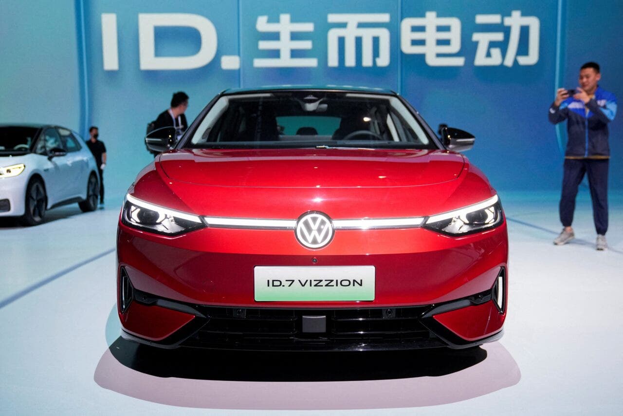 Volkswagen id.7 in cina
