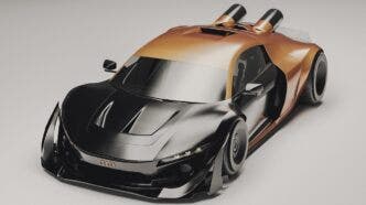 audi r8 render duracell