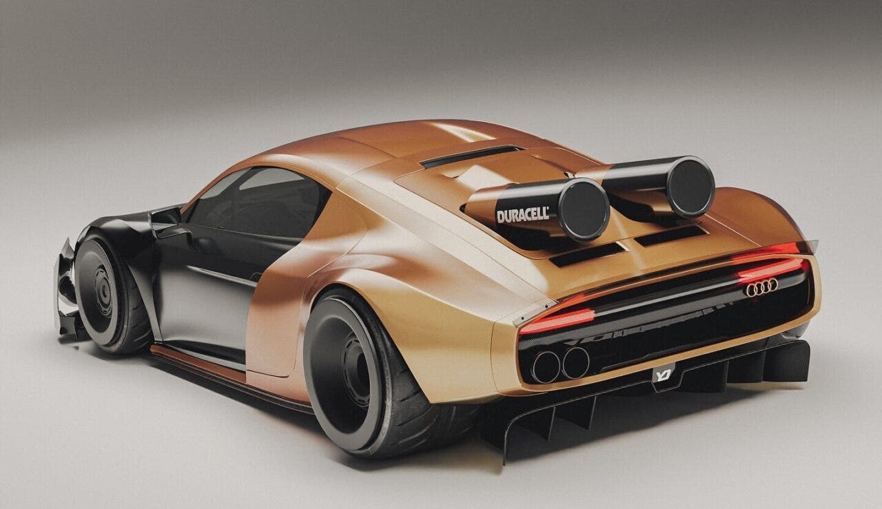 audi r8 render duracell