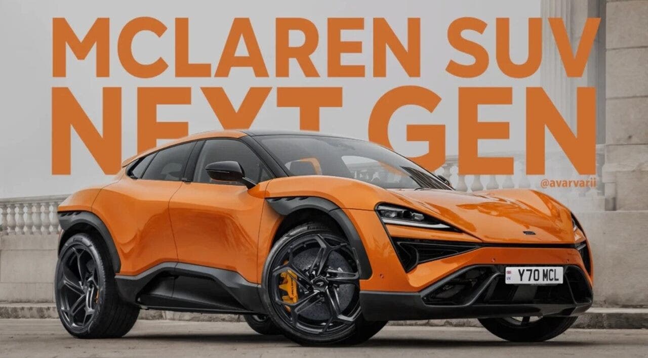 mclaren SUV render