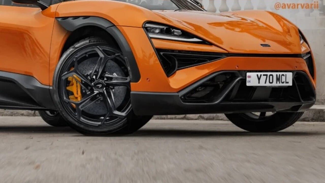 mclaren SUV render