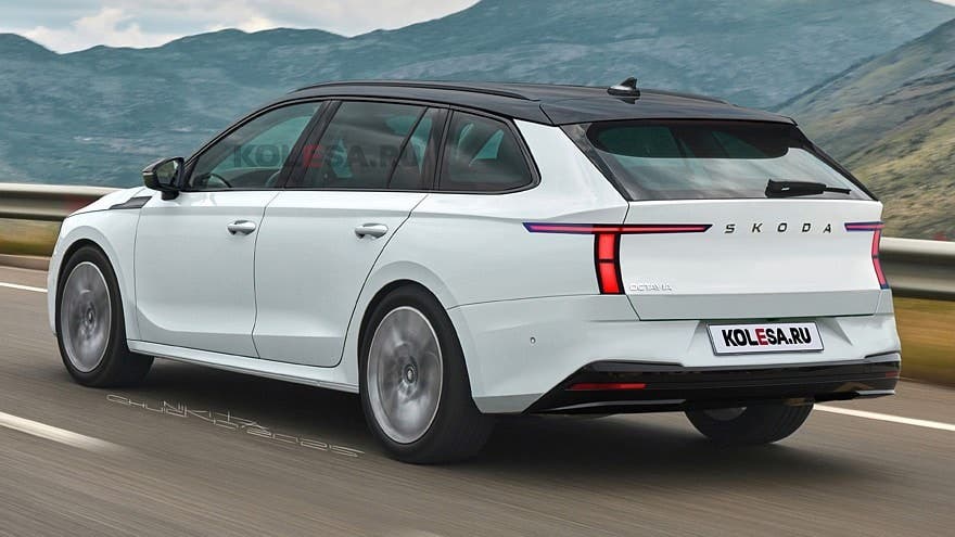 skoda octavia rendering